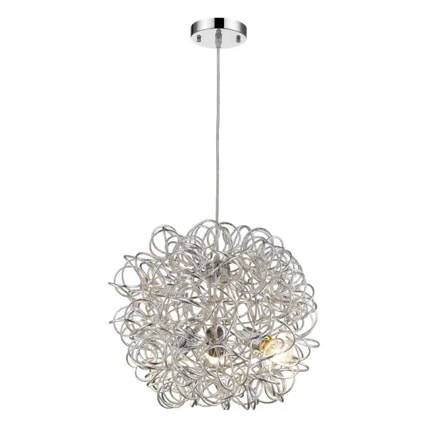 Mingle 3-Light Pendant in Polished Chrome - Image 2