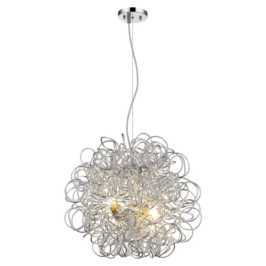 Mingle 4-Light Pendant in Polished Chrome - Image 2