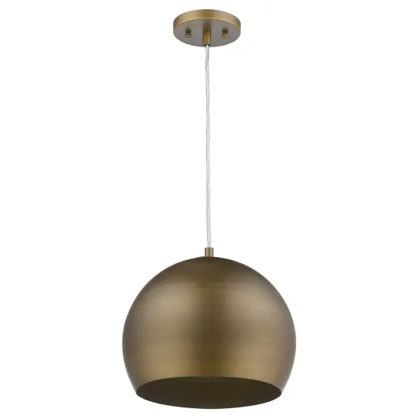 Latitude 1-Light Pendant in Hand Painted Antique Gold - Image 3