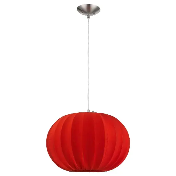Shanghai 1-Light Pendant in Brushed Nickel - Image 3