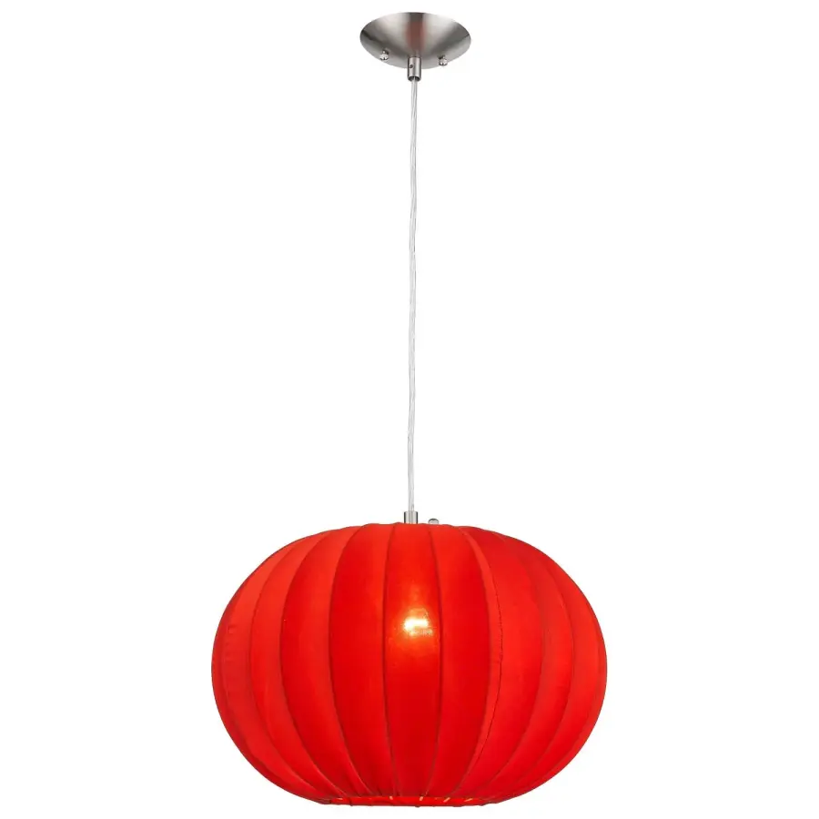 Shanghai 1-Light Pendant in Brushed Nickel - Image 4