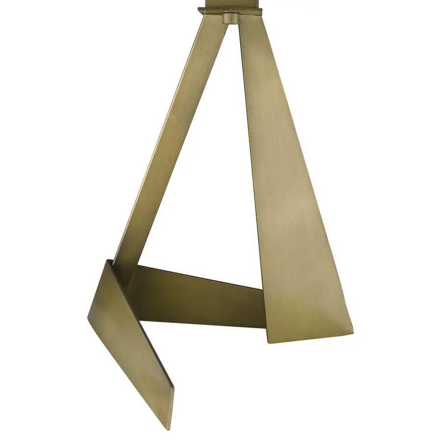 Stratos 1-Light Table Lamp in Aged Brass - Image 6