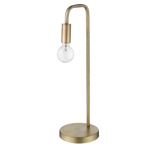 Perret 1-Light Table Lamp in Aged Brass - Image 5