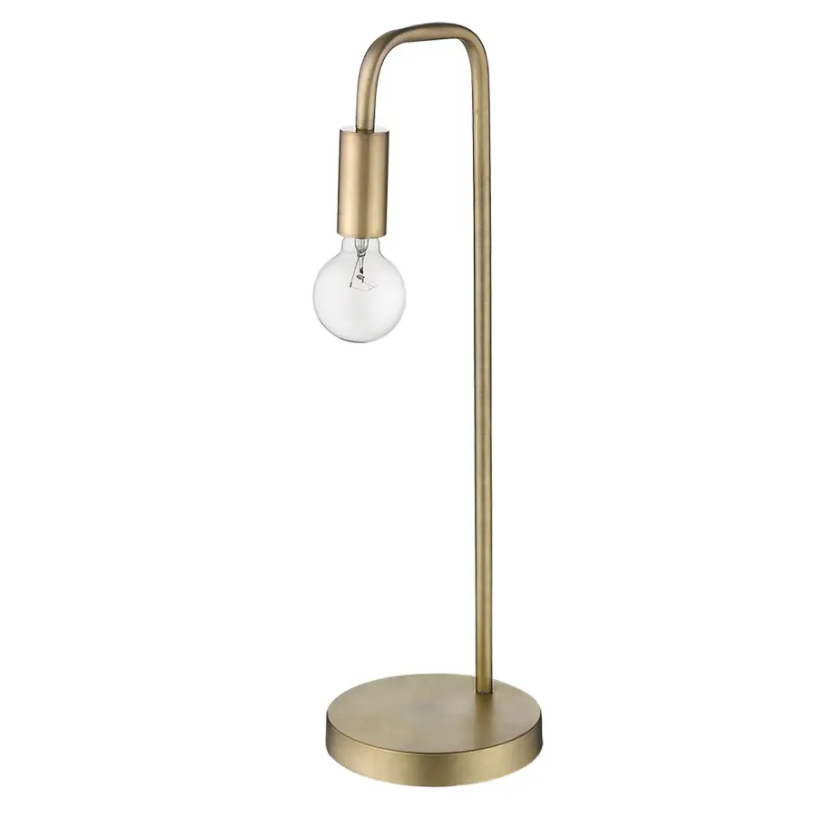 Perret 1-Light Table Lamp in Aged Brass - Image 5