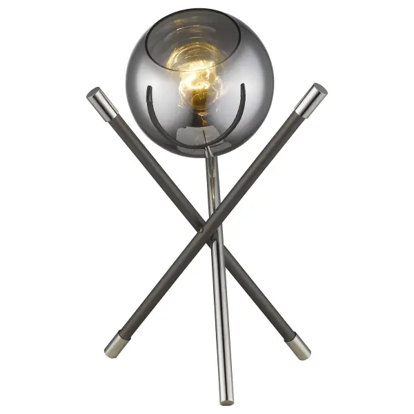 Trend Home 1-Light Table Lamp in Polished Nickel - Image 4