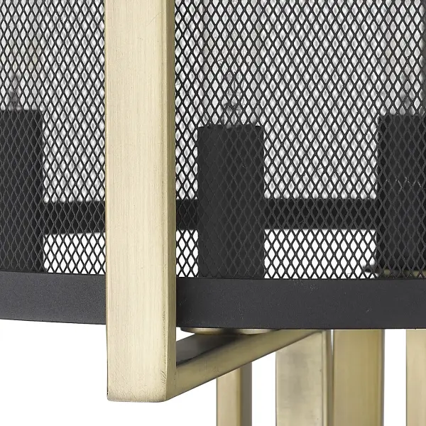 Trend Home 4-Light Table Lamp in Matte Black - Image 5