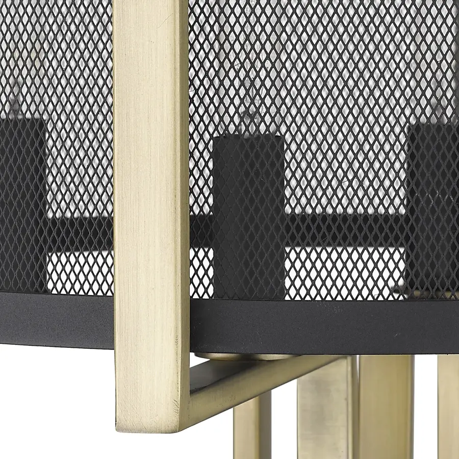 Trend Home 4-Light Table Lamp in Matte Black - Image 5