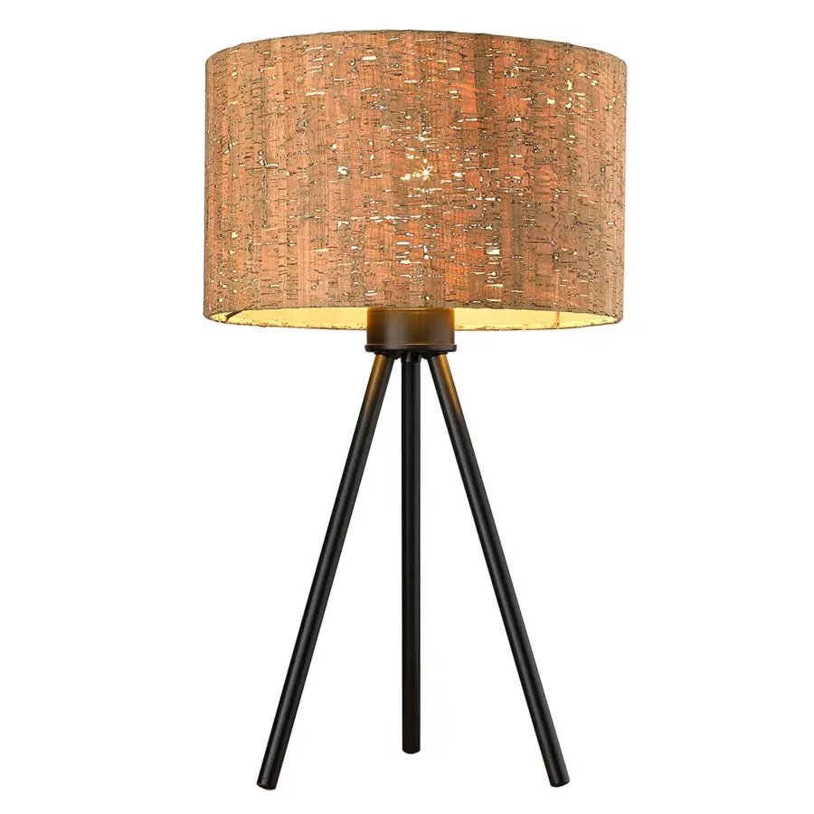 Lisbon 1-Light Table Lamp in Matte Black - Image 2