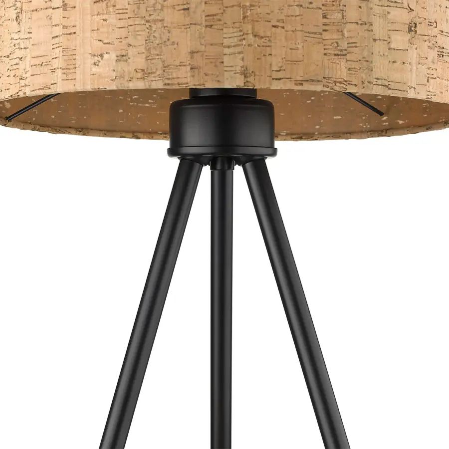 Lisbon 1-Light Table Lamp in Matte Black - Image 4