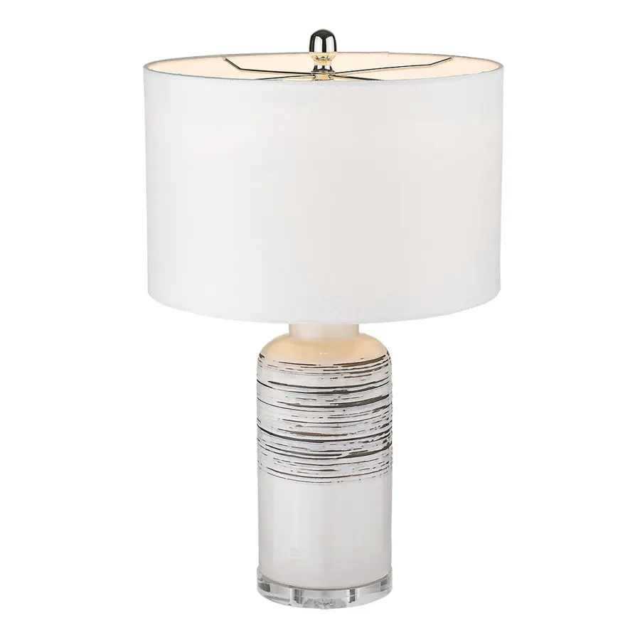 Trend Home Ceramic Table Lamp with Linen Shade - Image 3