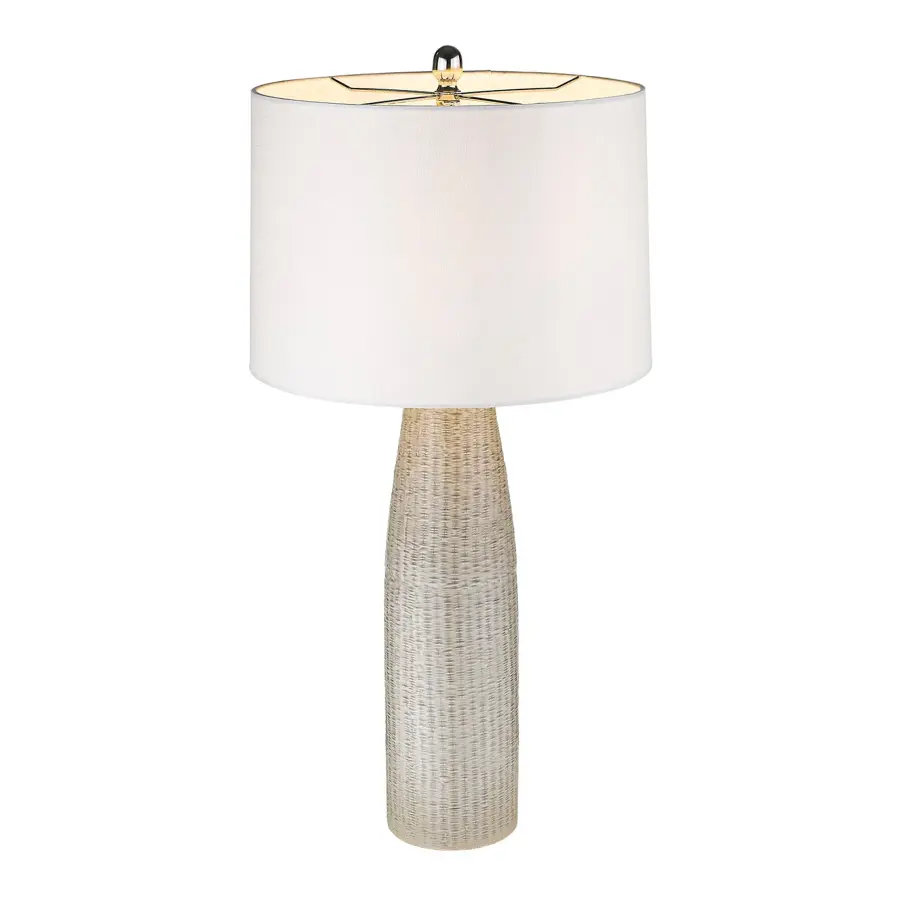 Trend Home Ceramic Table Lamp with Linen Shade - Image 3
