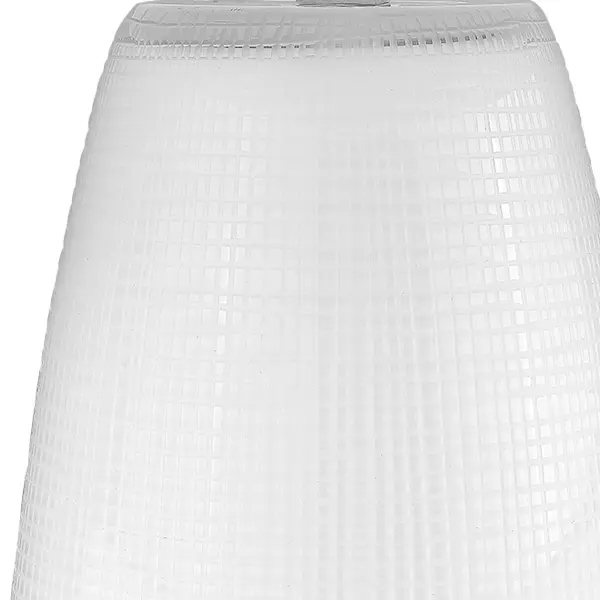 Trend Home White Glass Table Lamp with Seasalt Linen Shade - Image 5