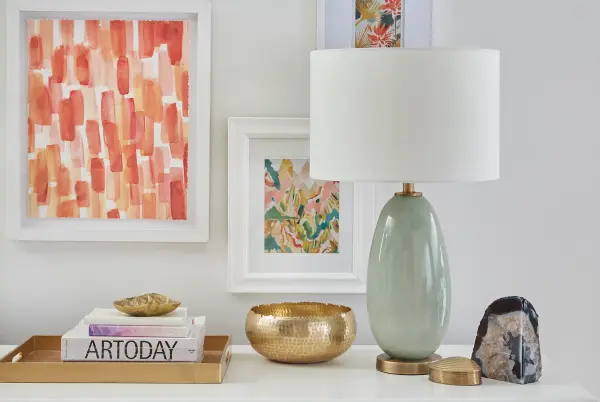 Trend Home 1-Light Table Lamp in Brass - Image 7