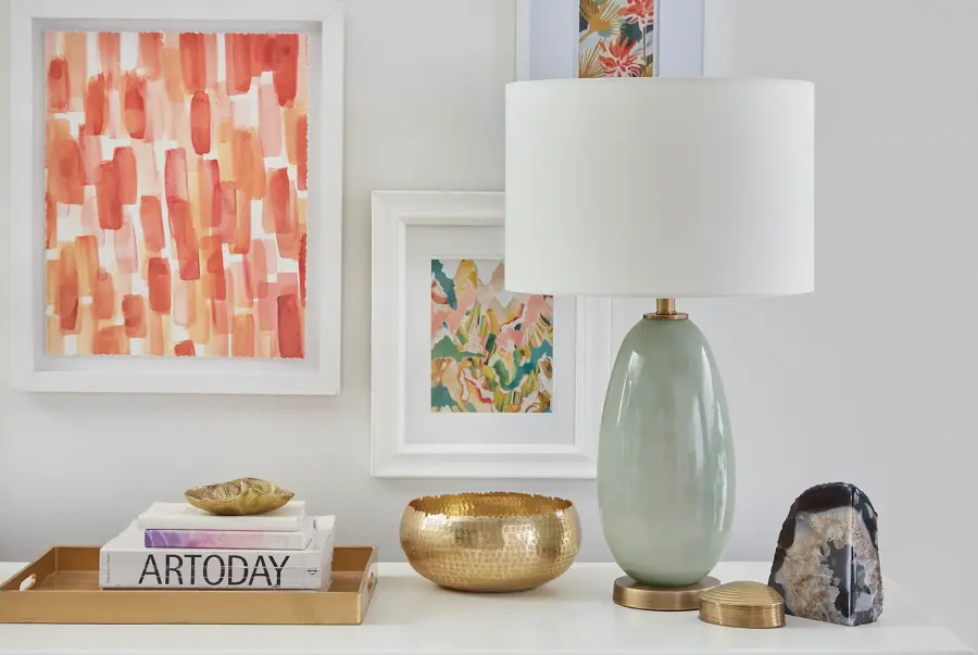 Trend Home 1-Light Table Lamp in Brass - Image 7