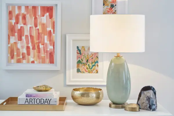 Trend Home 1-Light Table Lamp in Brass - Image 8