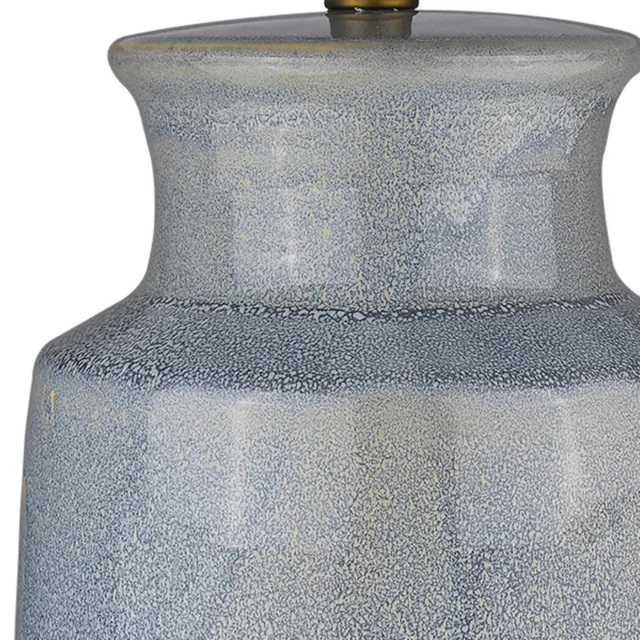 Trend Home Brass Ceramic Table Lamp with Seasalt Linen Shade - Image 5
