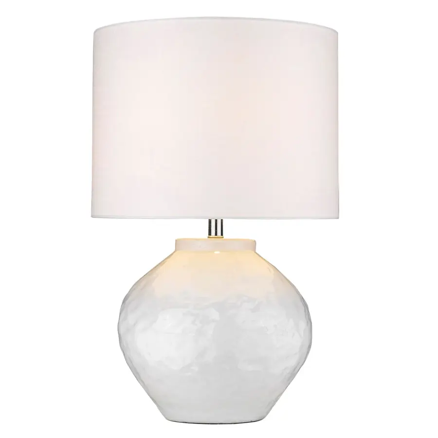 Trend Home Ceramic Table Lamp with Linen Shade - Image 2