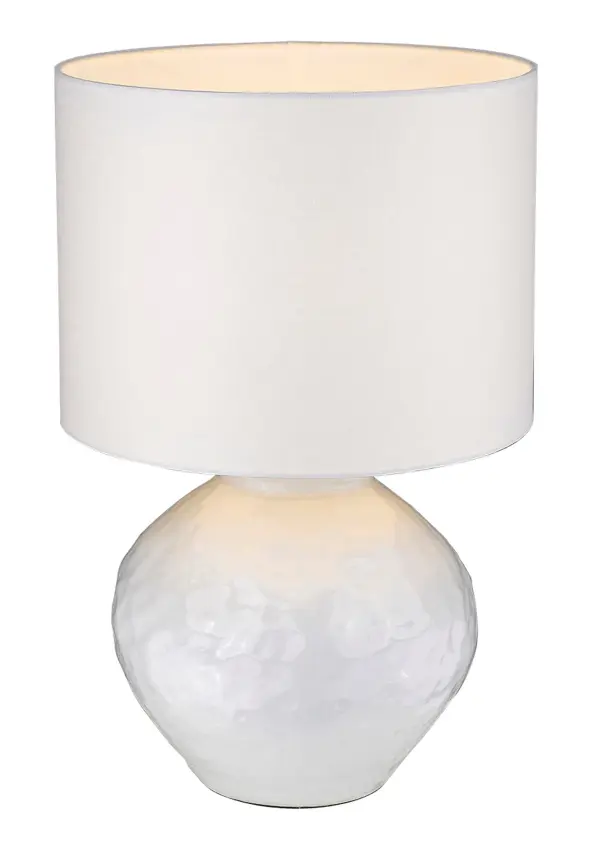 Trend Home Ceramic Table Lamp with Linen Shade - Image 3