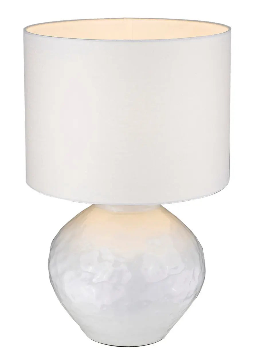 Trend Home Ceramic Table Lamp with Linen Shade - Image 3