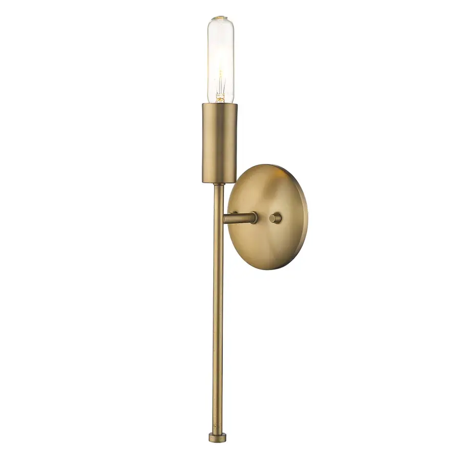 Perret 1-Light Sconce in Aged Brass - Image 3