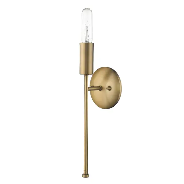 Perret 1-Light Sconce in Aged Brass - Image 4