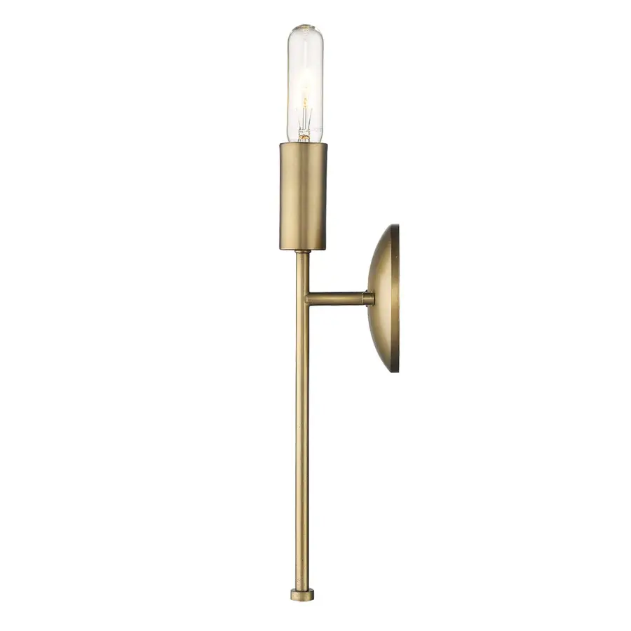 Perret 1-Light Sconce in Aged Brass - Image 5