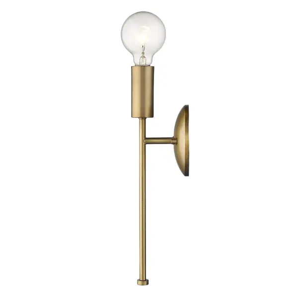 Perret 1-Light Sconce in Aged Brass - Image 6