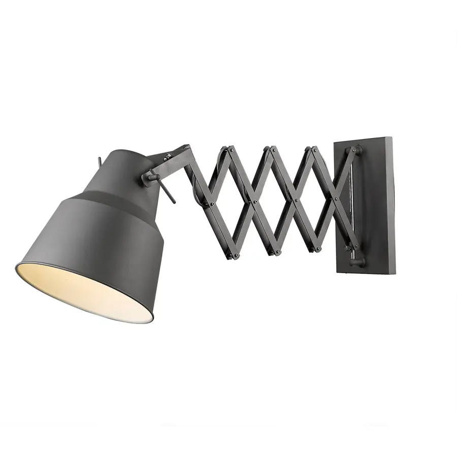 Plexus 1-Light Wall Sconce in Gray Iron - Image 3