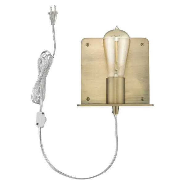 Arris 1-Light Sconce in Aged Brass - Image 3