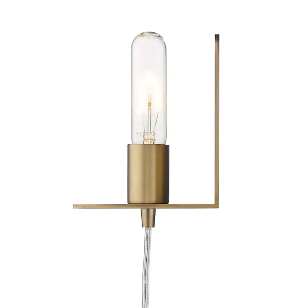 Arris 1-Light Sconce in Aged Brass - Image 5