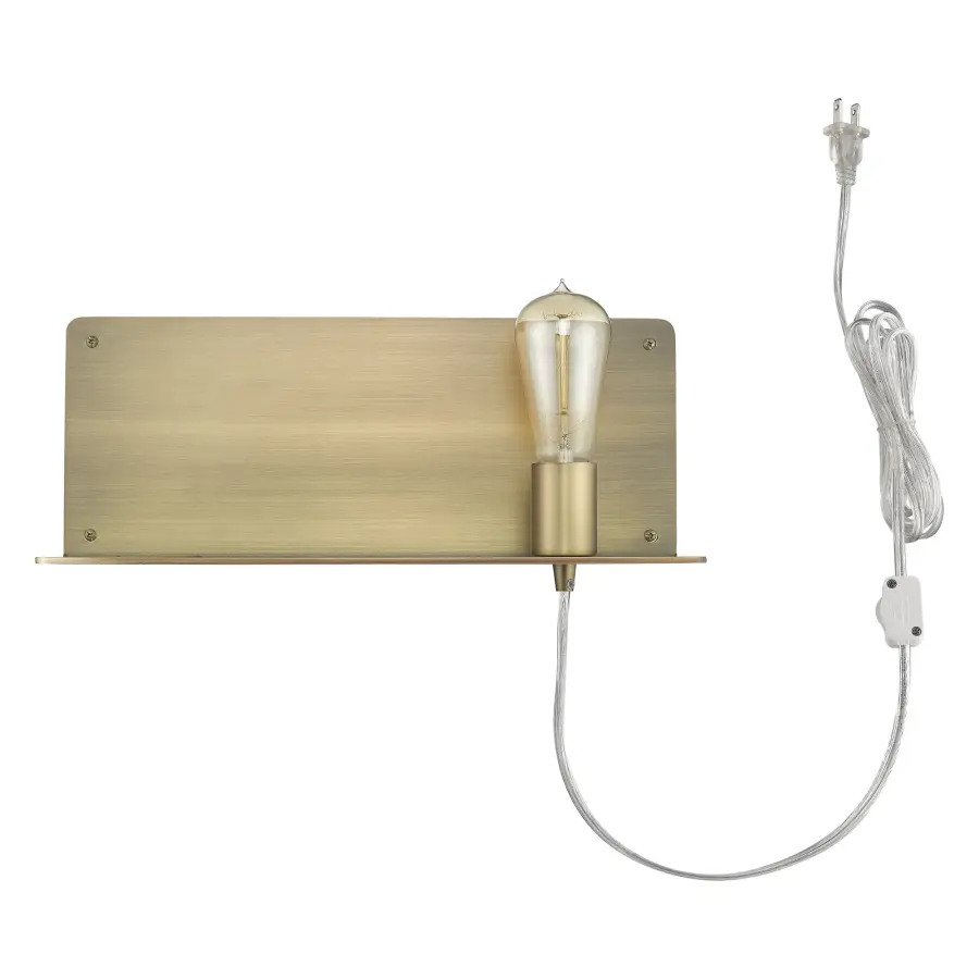 Arris 1-Light Sconce in Aged Brass - Image 2
