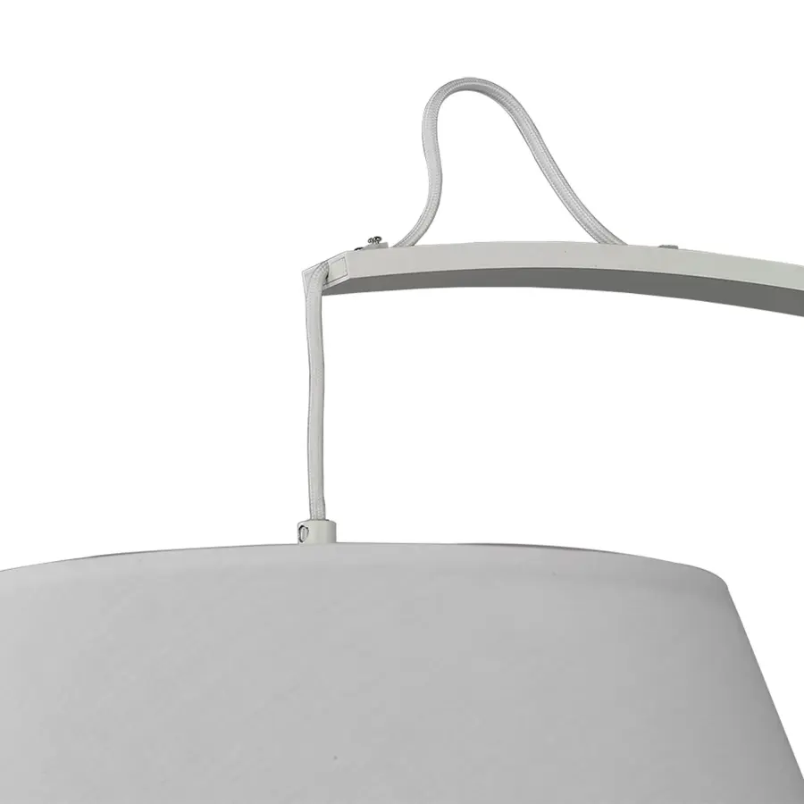 Della 1-Light Wall Sconce in White - Image 4