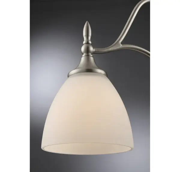 Herndon 5-Light Chandelier in Satin Nickel - Image 4