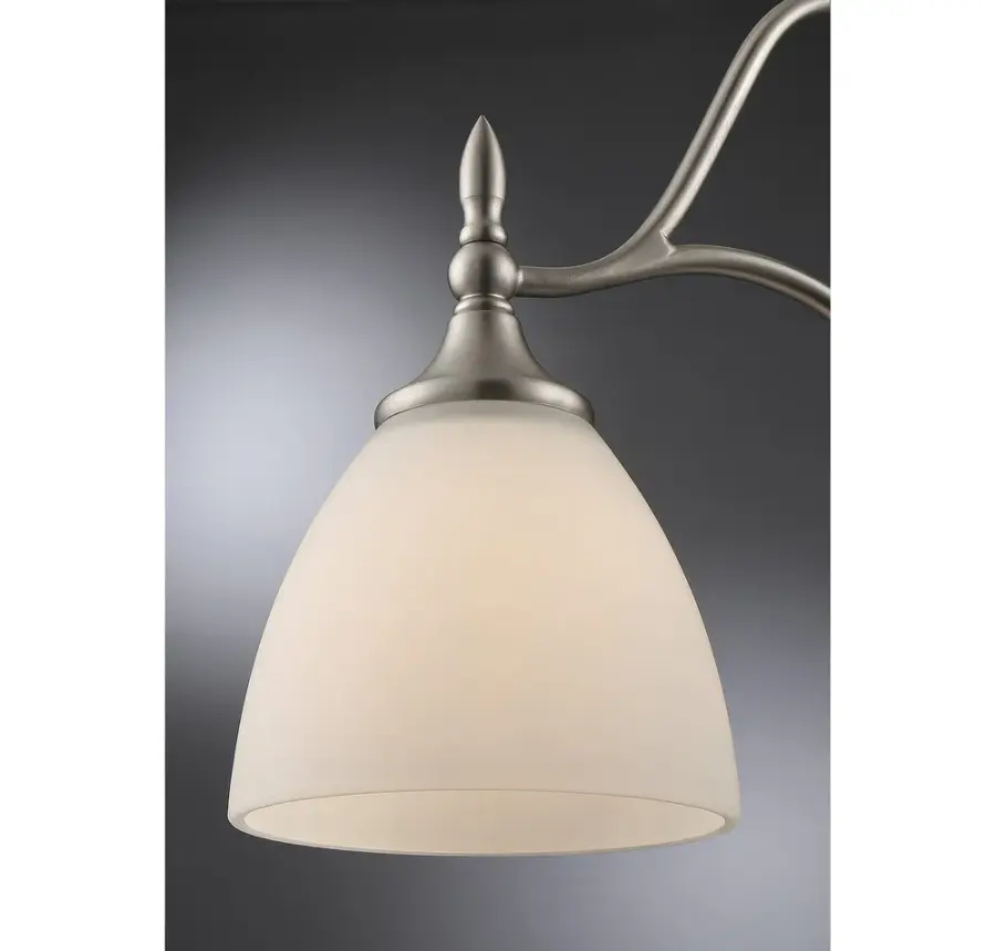 Herndon 5-Light Chandelier in Satin Nickel - Image 4