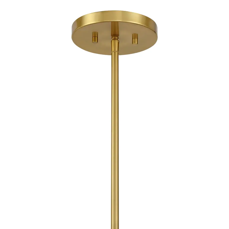 Darien 6-Light Chandelier in Warm Brass - Image 6