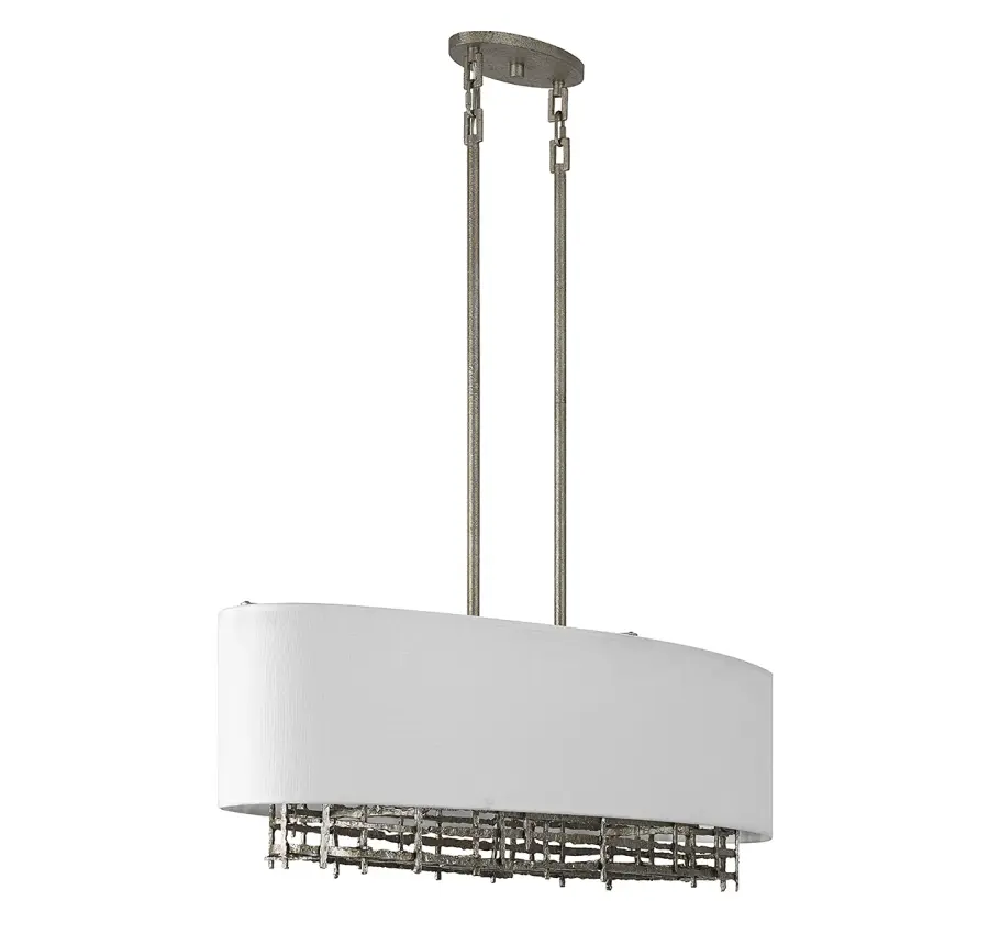 Cameo 4-Light Linear Chandelier in Champagne Luxe - Image 2