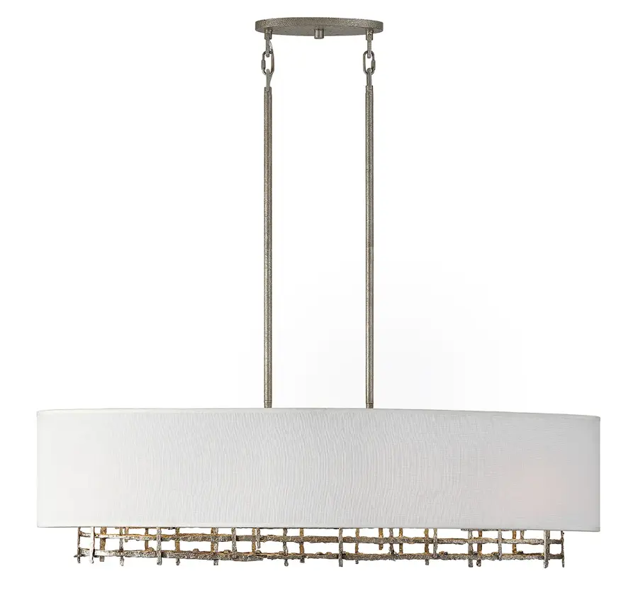 Cameo 4-Light Linear Chandelier in Champagne Luxe - Image 3