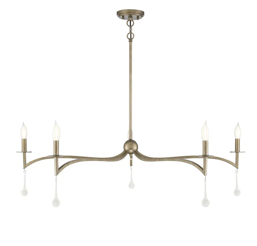 Laramie 5-Light Chandelier in Chelsea Gold - Image 1