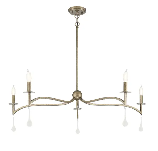 Laramie 5-Light Chandelier in Chelsea Gold - Image 3