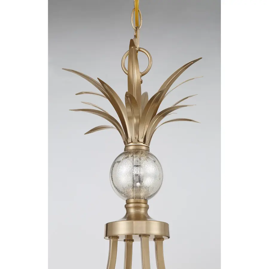Hearst Eight Light Chandelier in Noble Brass - Image 7