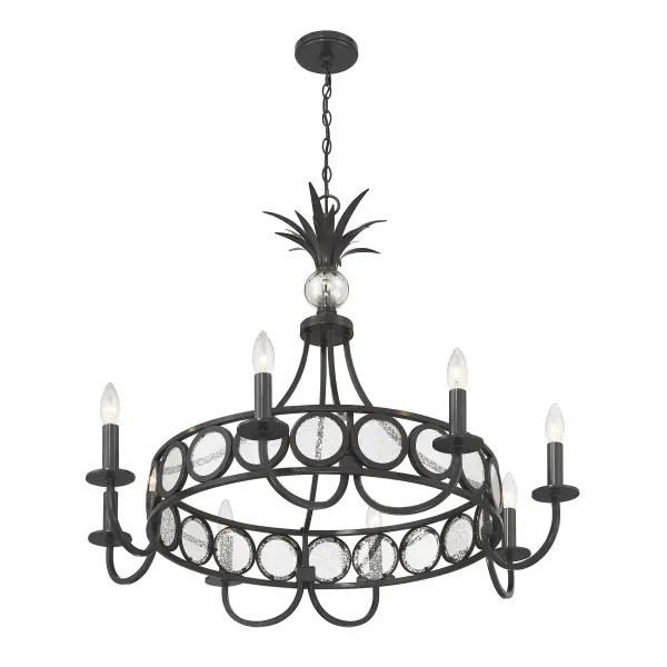 Hearst 8-Light Chandelier in Black Tourmaline - Image 4