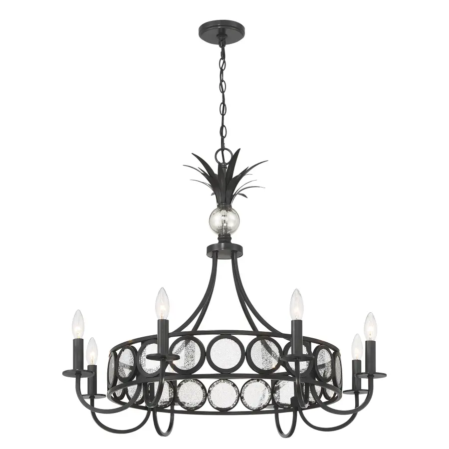 Hearst 8-Light Chandelier in Black Tourmaline - Image 5