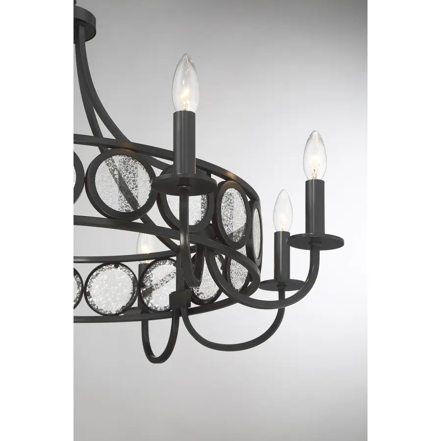 Hearst 8-Light Chandelier in Black Tourmaline - Image 8