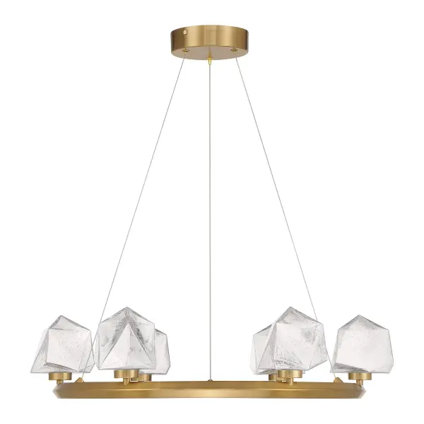 Castello LED Chandelier in Warm Brass - Image 2