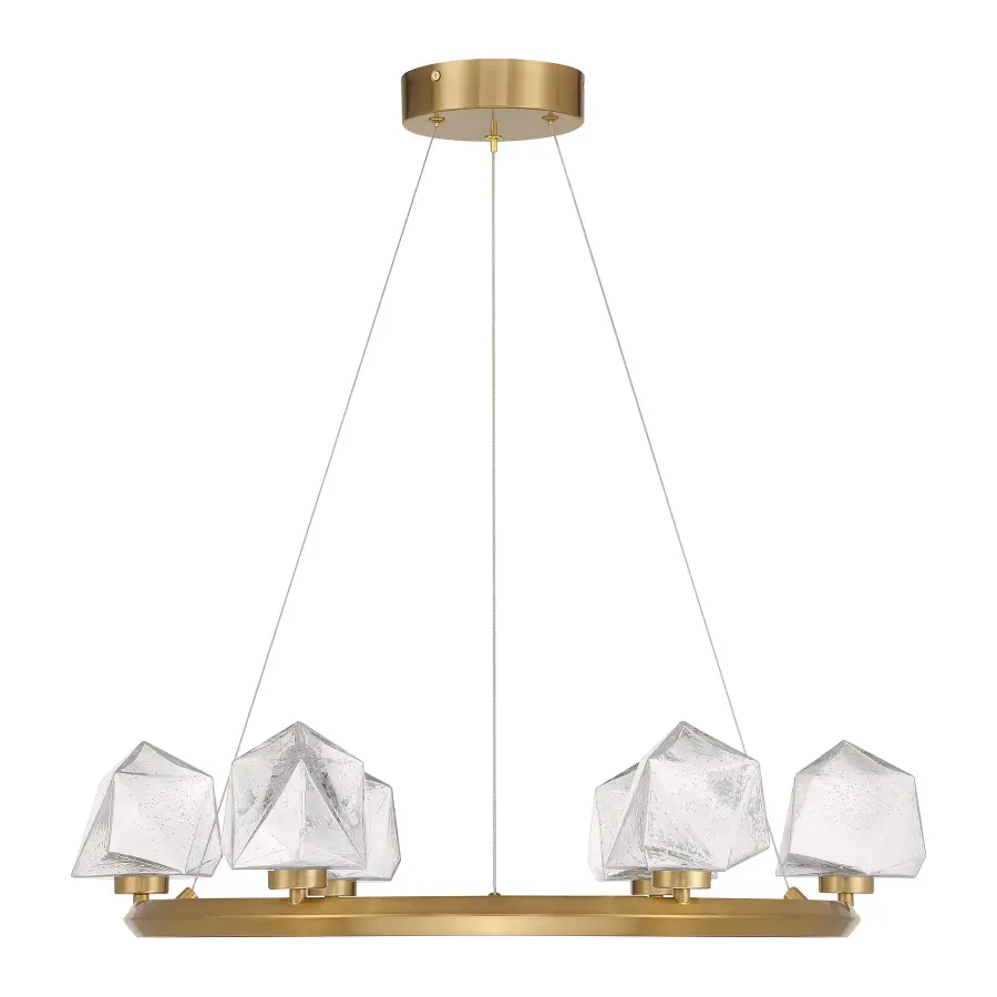 Castello LED Chandelier in Warm Brass - Image 2