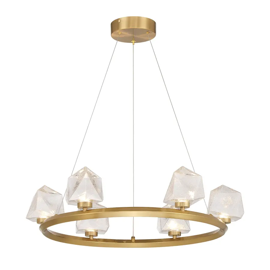 Castello LED Chandelier in Warm Brass - Image 3