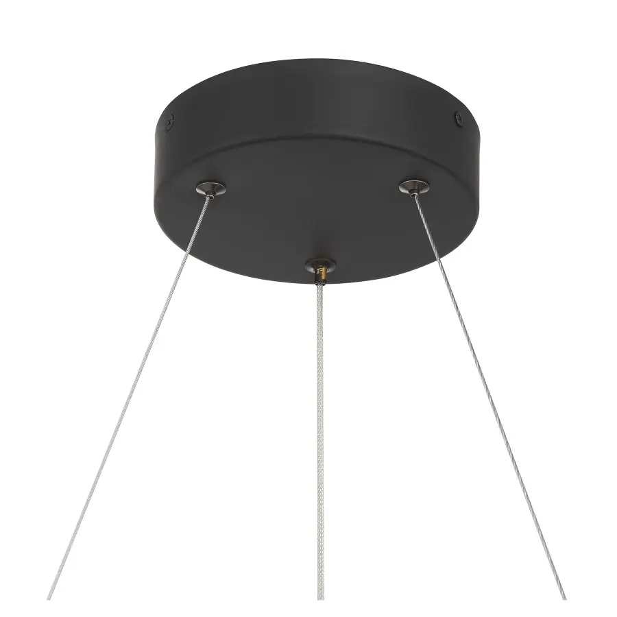 Castello 6-Light Chandelier in Matte Black - Image 6