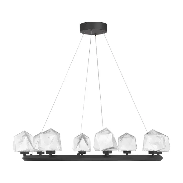 Castello 8-Light Chandelier in Matte Black - alternate view