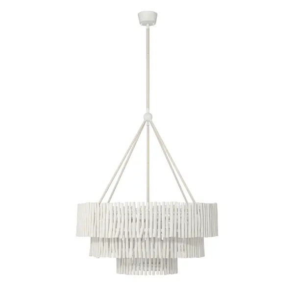 Phong 9-Light Chandelier in Blanco - Image 2
