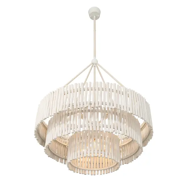 Phong 9-Light Chandelier in Blanco - Image 4